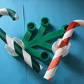 Shim giữ kẹo candy cane cho Lego wreath - Thumbnail 3