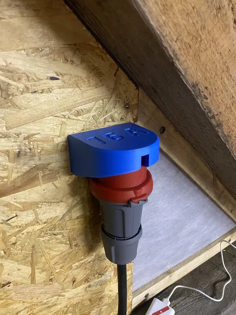 Giá đỡ phích cắm 16A 400V - Image 1