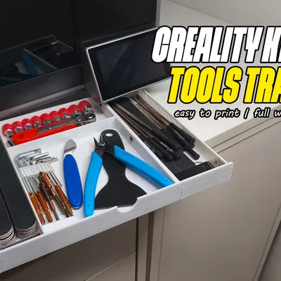 Khay Lưu Trữ Creality K1C (Bản Full Width Có Thoáng Gió)