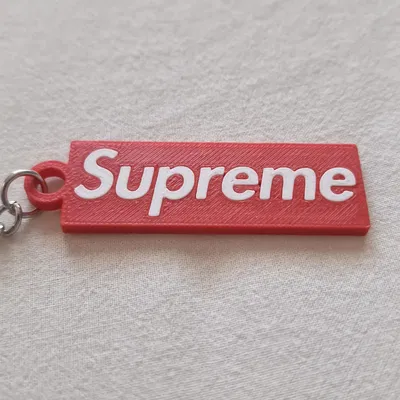 Móc khóa inlay phong cách Supreme (Chữ press-fit, không cần AMS)