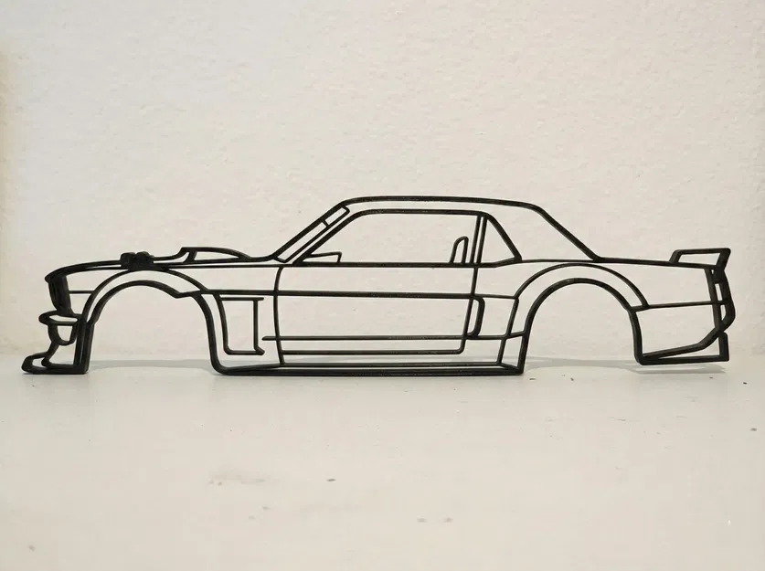 Tranh Silhouette Hoonicorn V2 Treo Tường – Ford Mustang Ken Block - Image 3