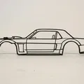Tranh Silhouette Hoonicorn V2 Treo Tường – Ford Mustang Ken Block - Thumbnail 3