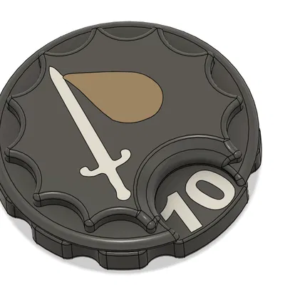 Token đếm sát thương cho Heroes of Might and Magic 3: The Board Game