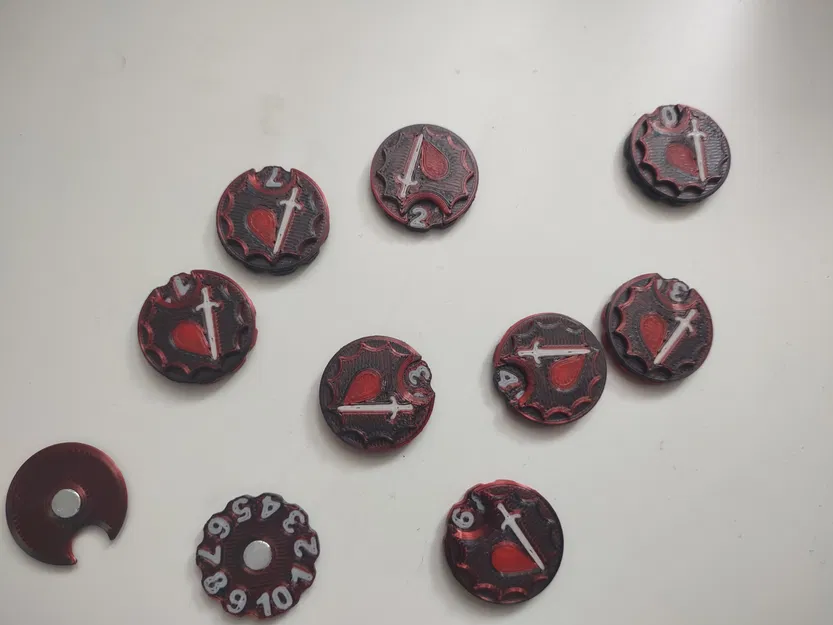 Token đếm sát thương cho Heroes of Might and Magic 3: The Board Game - Image 2