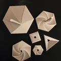 Polygon fidget tuỳ biến theo số cạnh (tam giác–nonagon…): parametric, có handle/solid middle - Thumbnail 2