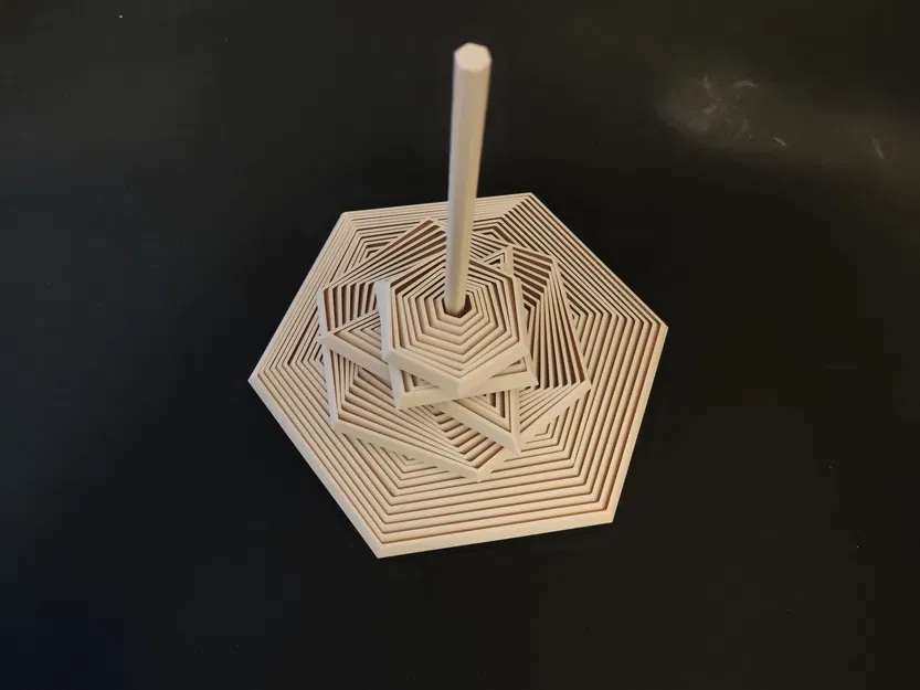 Polygon fidget tuỳ biến theo số cạnh (tam giác–nonagon…): parametric, có handle/solid middle - Image 4