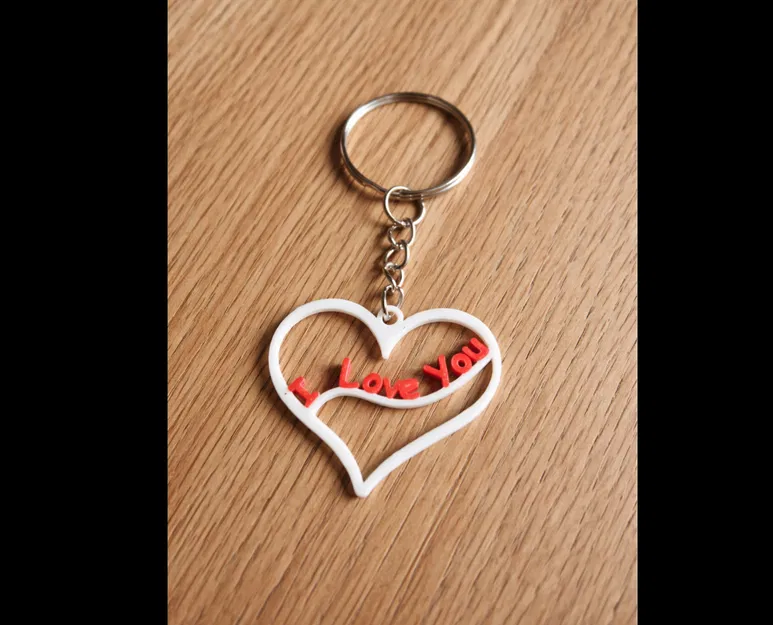 Móc Khóa Trái Tim “I Love You” - Image 1