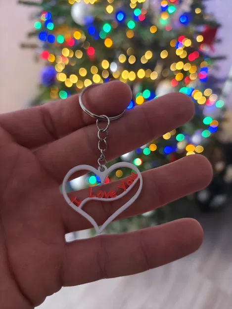 Móc Khóa Trái Tim “I Love You” - Image 2