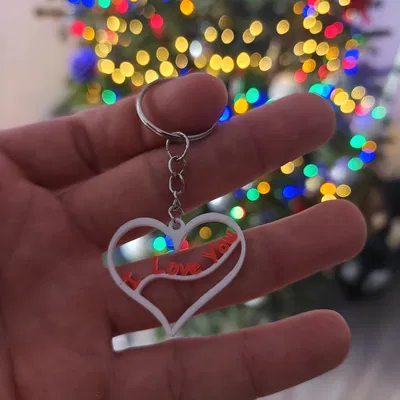 Móc Khóa Trái Tim “I Love You”