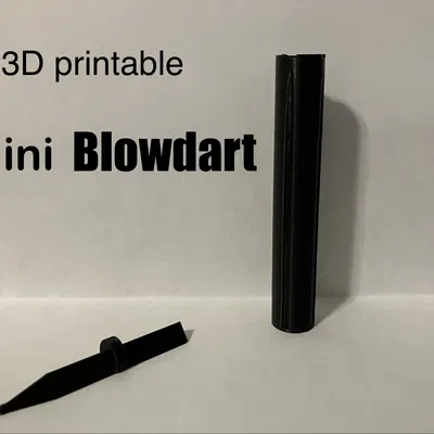 Ống thổi phi tiêu (3D Printable Blowdart) để in 3D