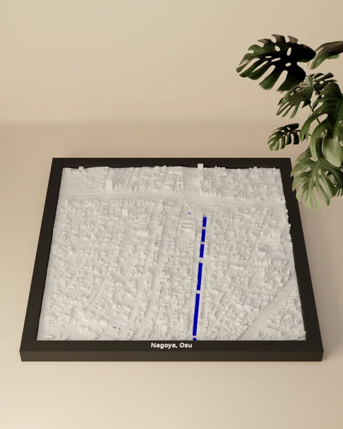 Nagoya, Osu, Nhật Bản - Mô hình thu nhỏ 3D - Image 2