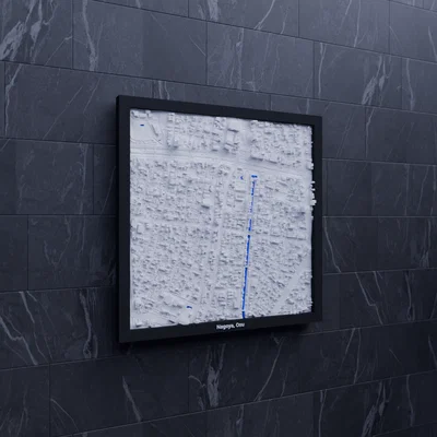 Nagoya, Osu, Nhật Bản - Mô hình thu nhỏ 3D