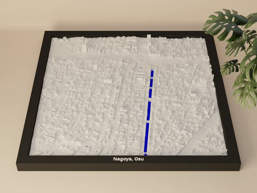 Nagoya, Osu, Nhật Bản - Mô hình thu nhỏ 3D - Image 4