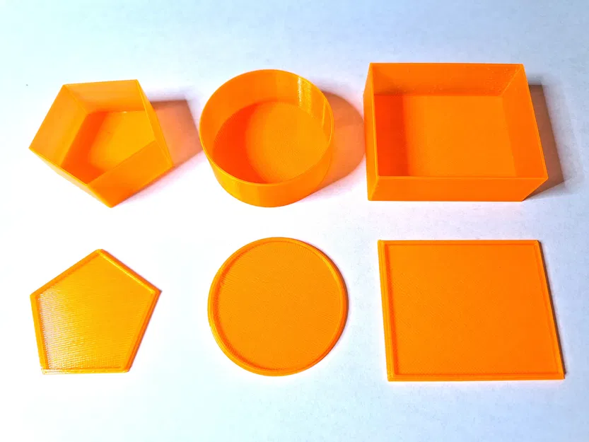 Bộ hộp có nắp (Boxes with lids) - Image 1