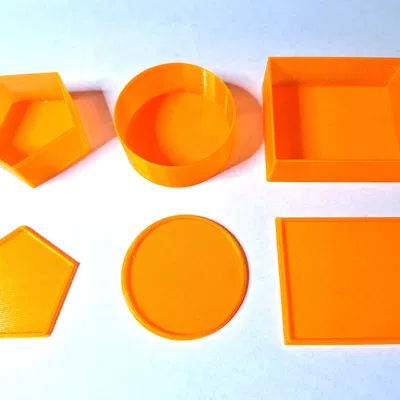 Bộ hộp có nắp (Boxes with lids)