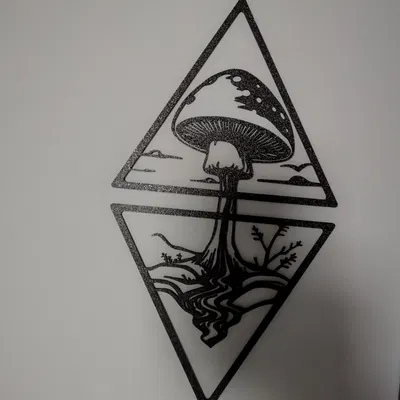 The Mighty Mushroom Wall Decor – Trang trí tường Nấm Hùng Mạnh