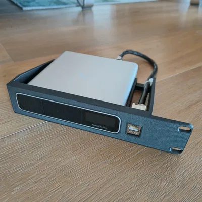 Giá đỡ rack 19" cho Unifi CloudKey+ SSD và KeyStone