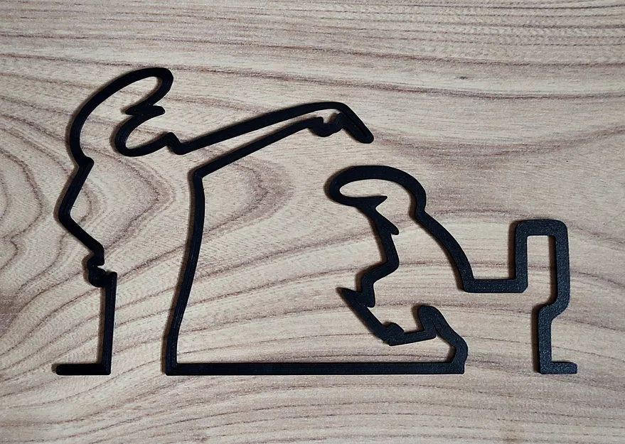 Móc Treo Cửa “WC” Vui Nhộn – La Linea Balum 156 - Image 1