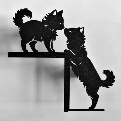 Trang trí công tắc/ổ cắm hình mèo – Model 11