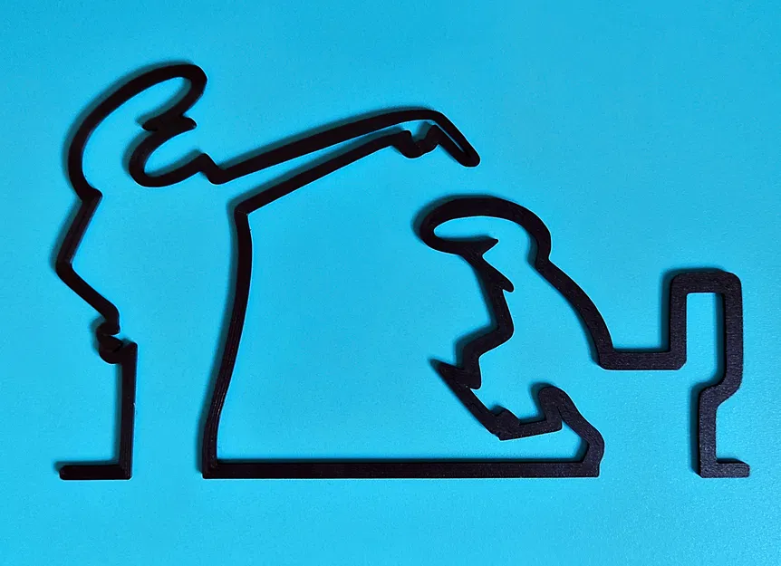 Móc Treo Cửa “WC” Vui Nhộn – La Linea Balum 156 - Image 2