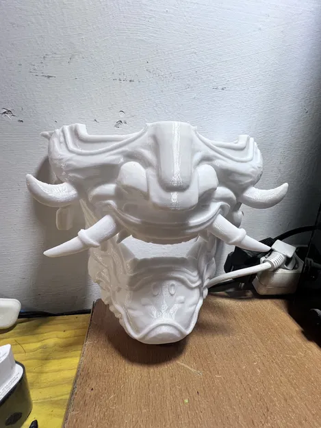 Mặt nạ Oni Chiến Binh Có Cánh – Máscara Demoníaca Alada (Original) - Image 5