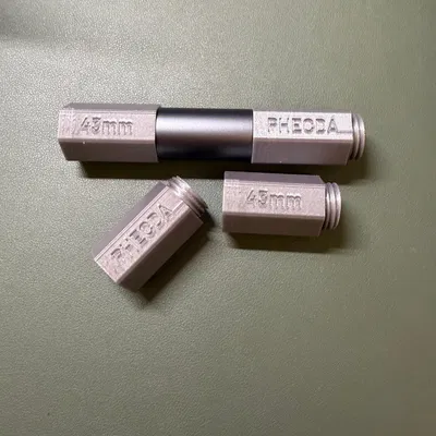 PHECDA Riser leg 43mm – Chân nâng in 3D biên dạng lục giác