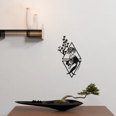 Trang Trí Treo Tường Geisha Bí Ẩn