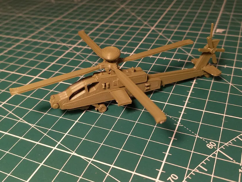 Boeing AH-64 Apache Kit Card – Mô hình lắp ráp - Image 1