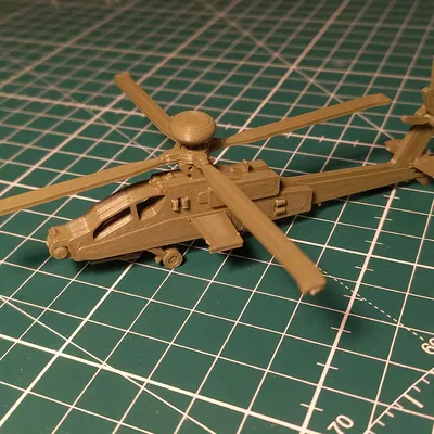 Boeing AH-64 Apache Kit Card – Mô hình lắp ráp