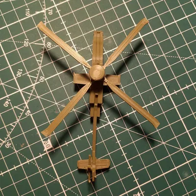 Boeing AH-64 Apache Kit Card – Mô hình lắp ráp