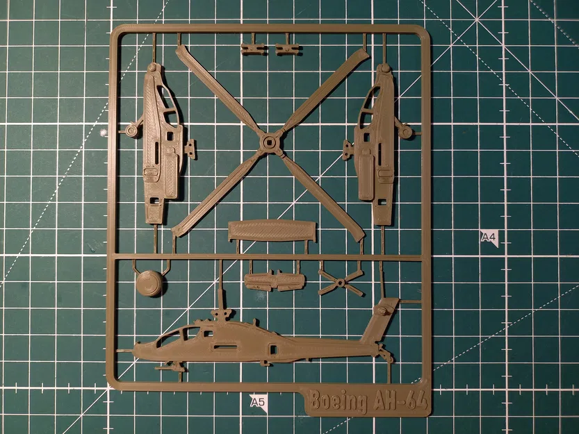 Boeing AH-64 Apache Kit Card – Mô hình lắp ráp - Image 3