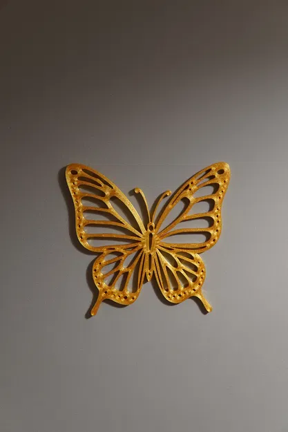 Trang trí tường Bươm bướm Vàng (The Golden Butterfly Wall Decor) - Image 2