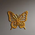 Trang trí tường Bươm bướm Vàng (The Golden Butterfly Wall Decor) - Thumbnail 2