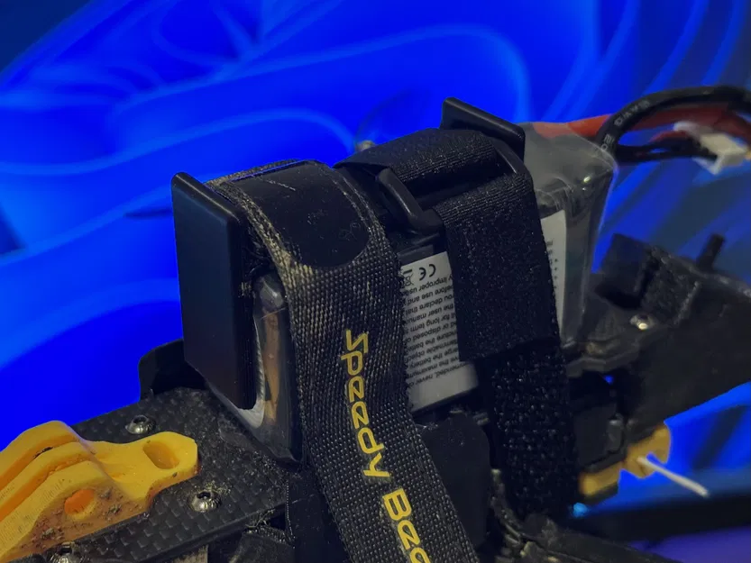 Ốp cố định dây đai LiPo FPV 2 dây & cản trước - Image 1