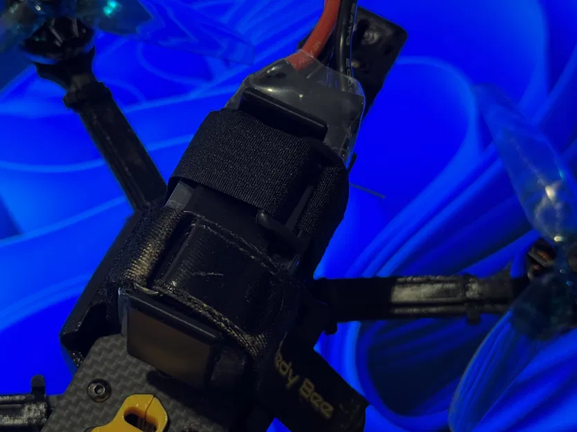 Ốp cố định dây đai LiPo FPV 2 dây & cản trước - Image 3