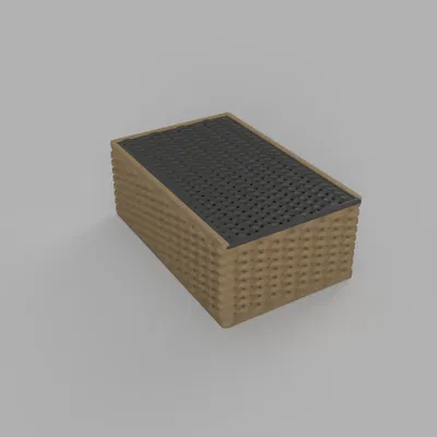 Hộp dệt kèm nắp trượt (Woven box with sled lid)