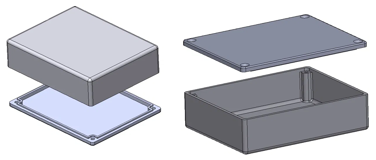 Hộp kiểu Hammond (125B - 1590A/B/BB) - Image 2