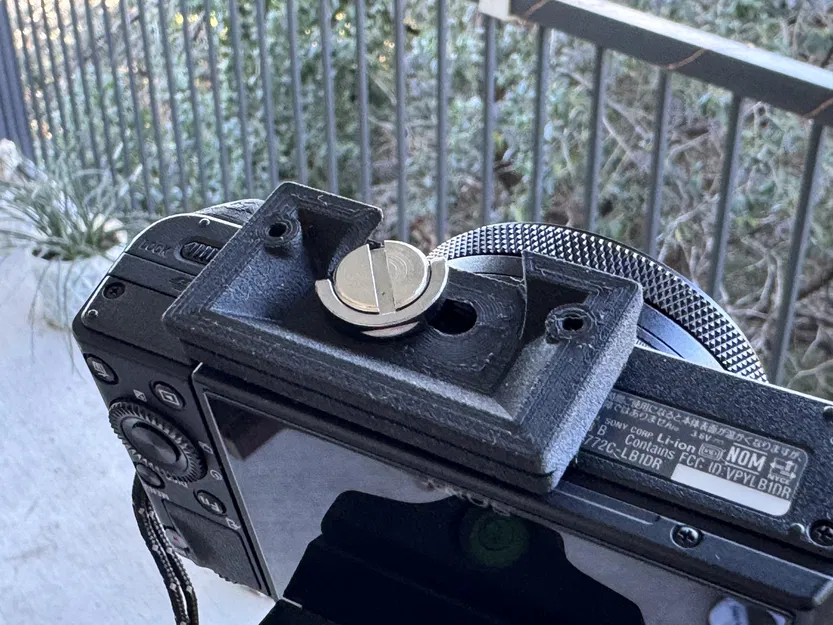 Plate gắn tripod cho SONY RX100 (quick release) – bản nhỏ gọn - Image 2