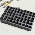 Khay/Holder Hex Bit đơn giản 60 lỗ (kèm OpenSCAD Generator) - Thumbnail 2