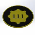 Đế Lót Ly Vault 111 (Vault 111 Coaster) - Thumbnail 1