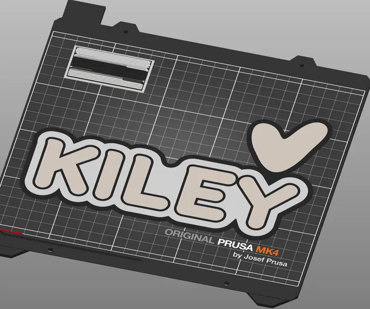 Hộp đèn LED/WLED phát sáng tên Kiley (lightbox diffuser 2 màu) - Image 6