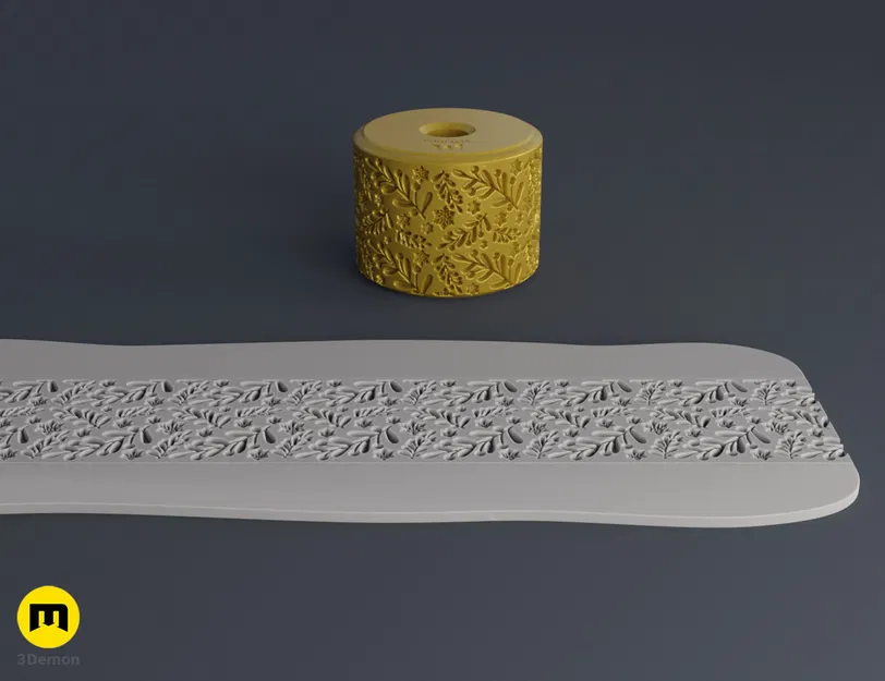 Texture Rollers Christmas middle #10 – Bánh lăn tạo hoạ tiết Noel - Image 3