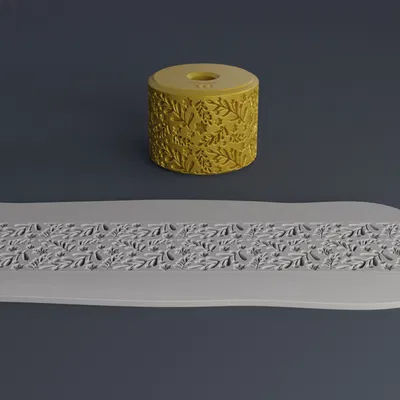 Texture Rollers Christmas middle #10 – Bánh lăn tạo hoạ tiết Noel