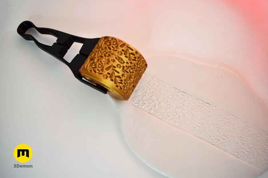 Texture Rollers Christmas middle #10 – Bánh lăn tạo hoạ tiết Noel - Image 4