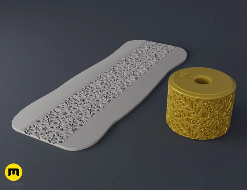 Texture Rollers Christmas middle #10 – Bánh lăn tạo hoạ tiết Noel - Image 5