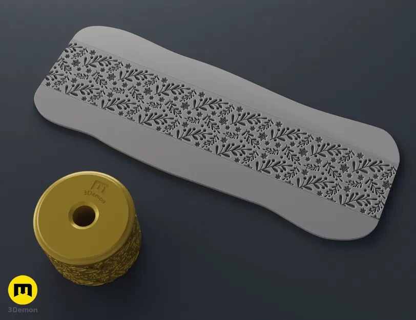 Texture Rollers Christmas middle #10 – Bánh lăn tạo hoạ tiết Noel - Image 6