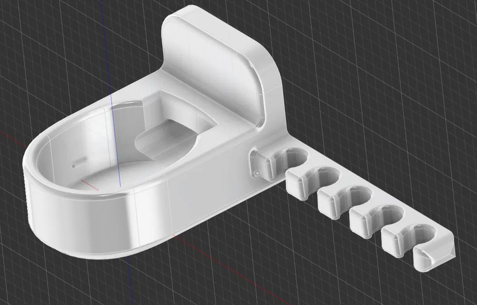 Oral-B: Đế sạc + khay giữ đầu phun/đầu thay thế - Image 1