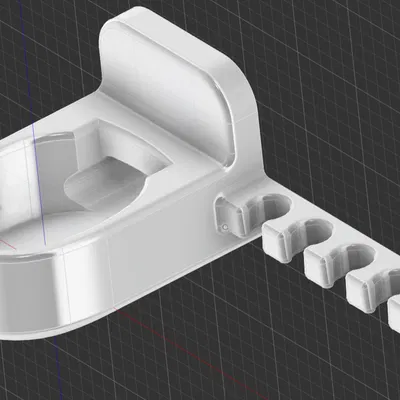 Oral-B: Đế sạc + khay giữ đầu phun/đầu thay thế