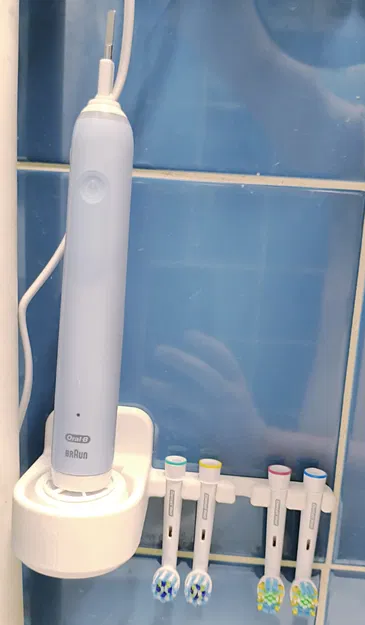 Oral-B: Đế sạc + khay giữ đầu phun/đầu thay thế - Image 4