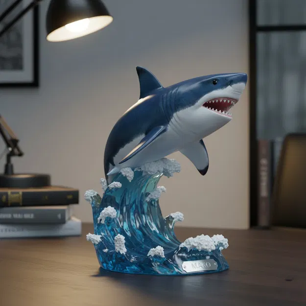 Tượng Mô Hình Cá Mập Mako (Statue) - Image 1